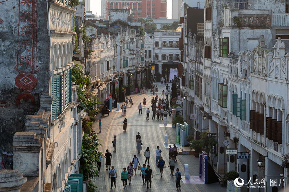 海南海口:百年骑楼老街 历史韵味十足