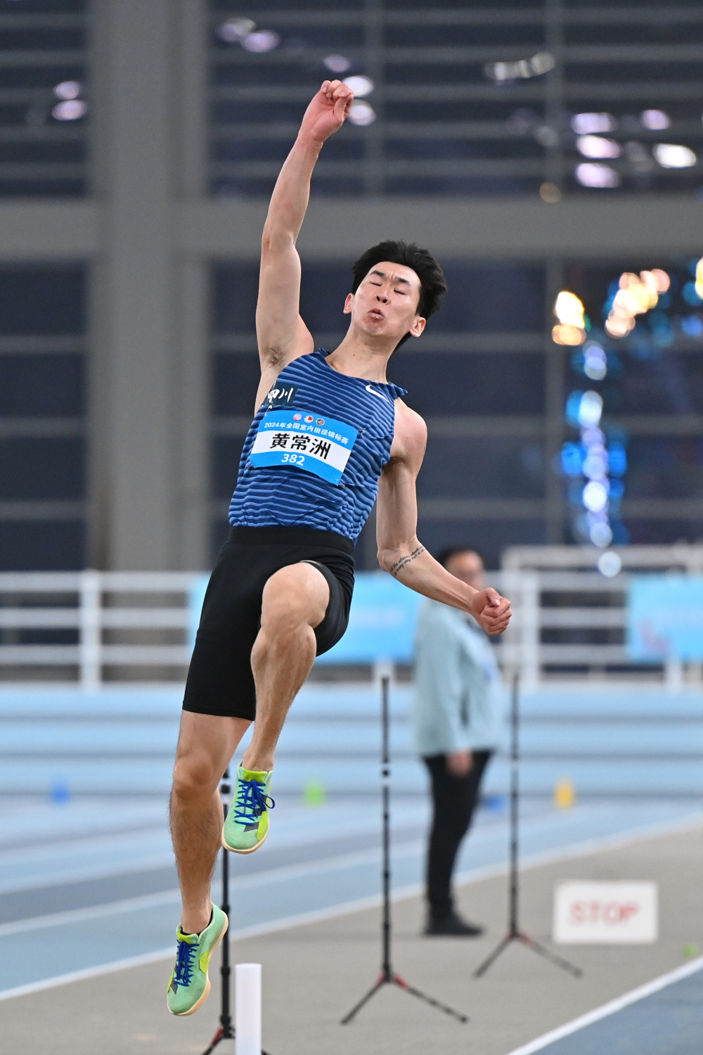 田径全国室内田径锦标赛男子跳远赛况