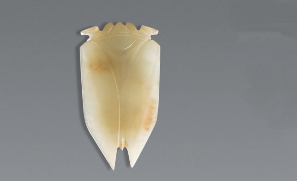 【奔流文化·器物】古玉绝技"汉八刀"之"绝色玉蝉"_腾讯新闻