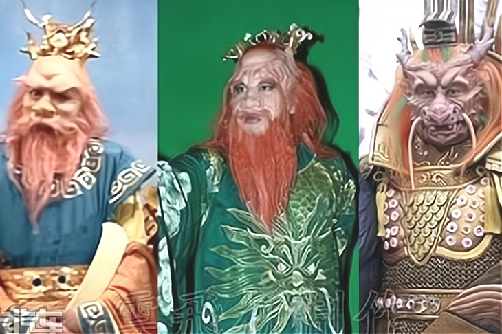 王建国还出演过张纪中版的《西游记》,在剧中扮演了东海龙王一角,不