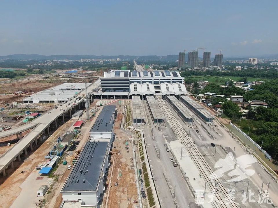 玉林北站即将建成交付!