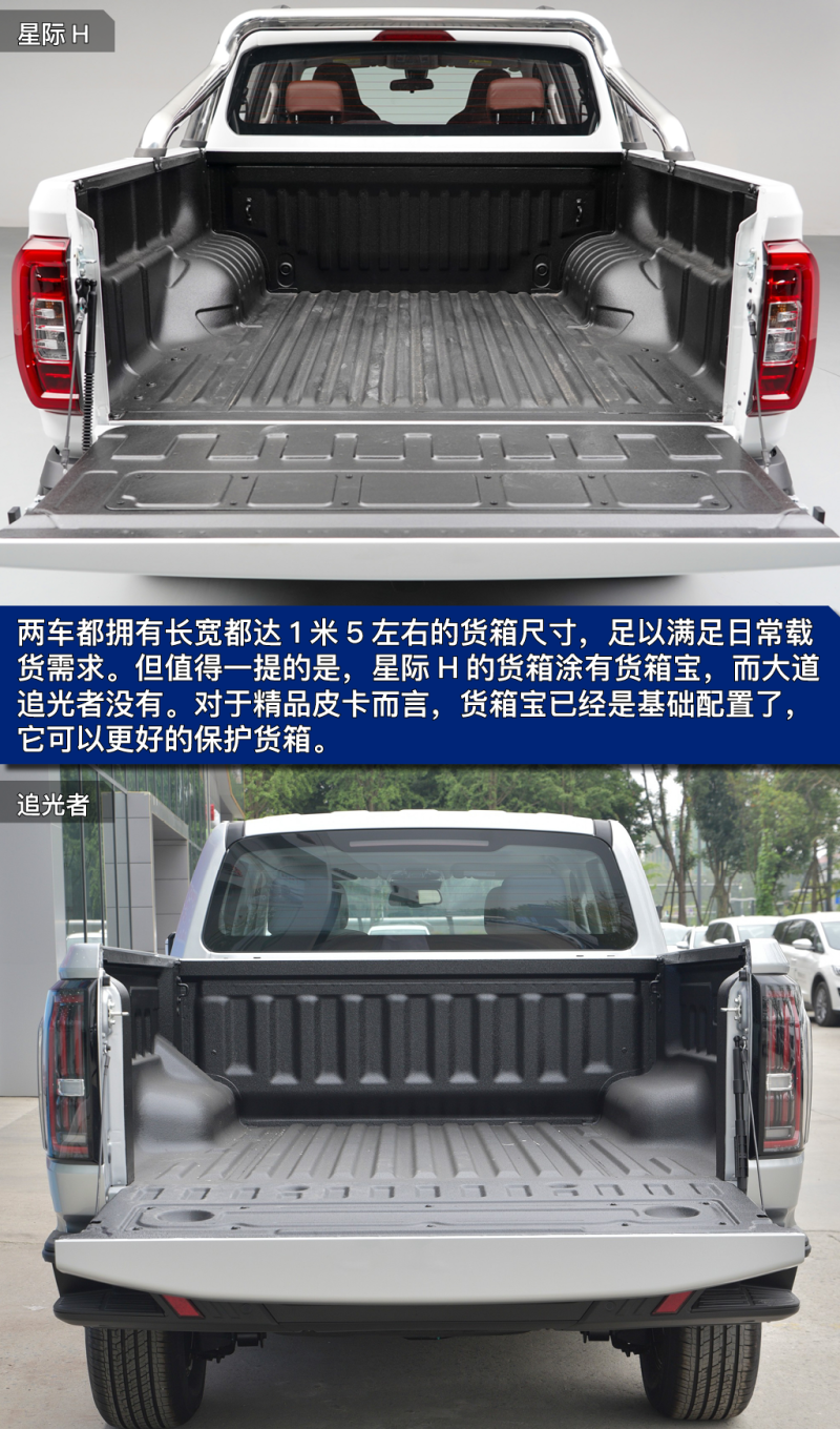 15万元级精品皮卡 上汽大通星际h和江铃大道追光者怎么选?_腾讯新闻