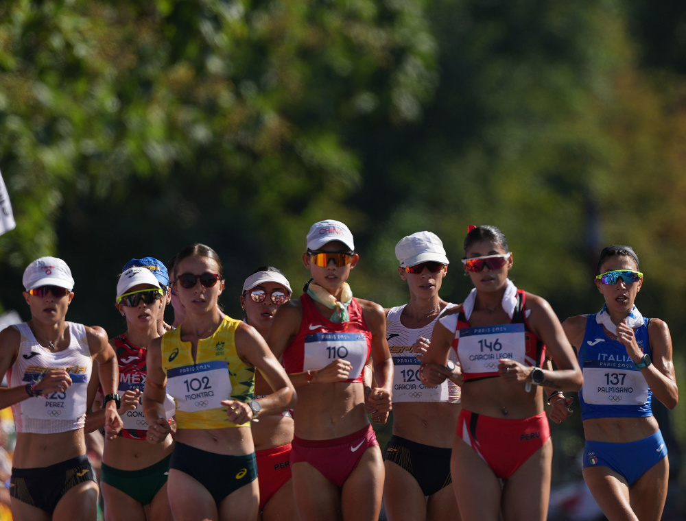 巴黎奥运会丨田径——女子20公里竞走赛况(4)