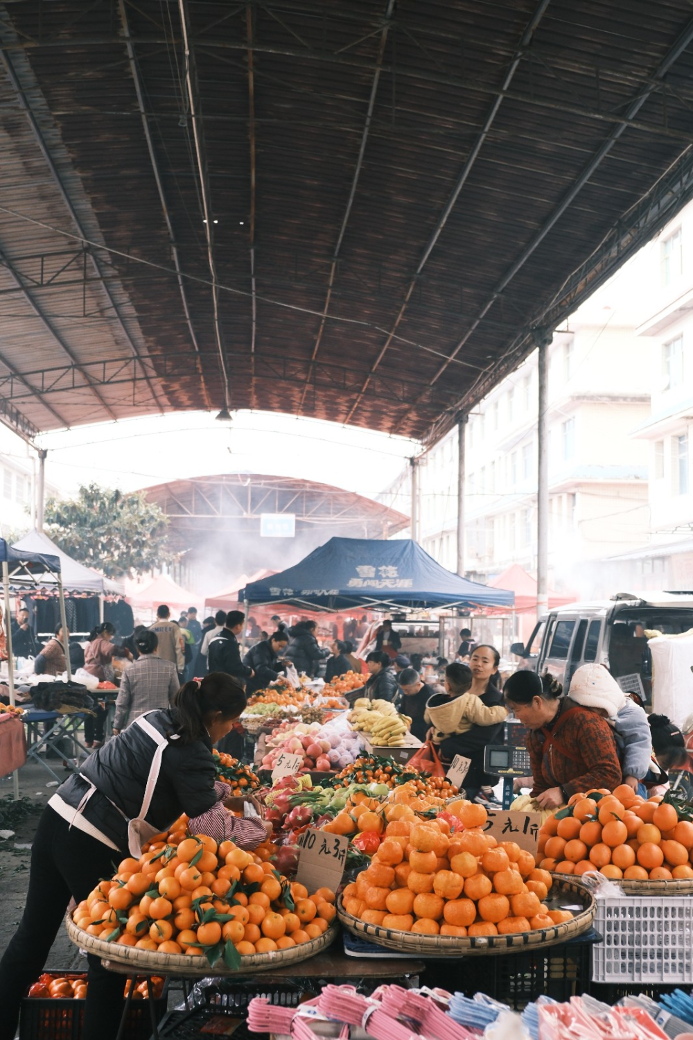 永乐乡"赶场"年味十足,2月还有年货专场等你来~_腾讯新闻