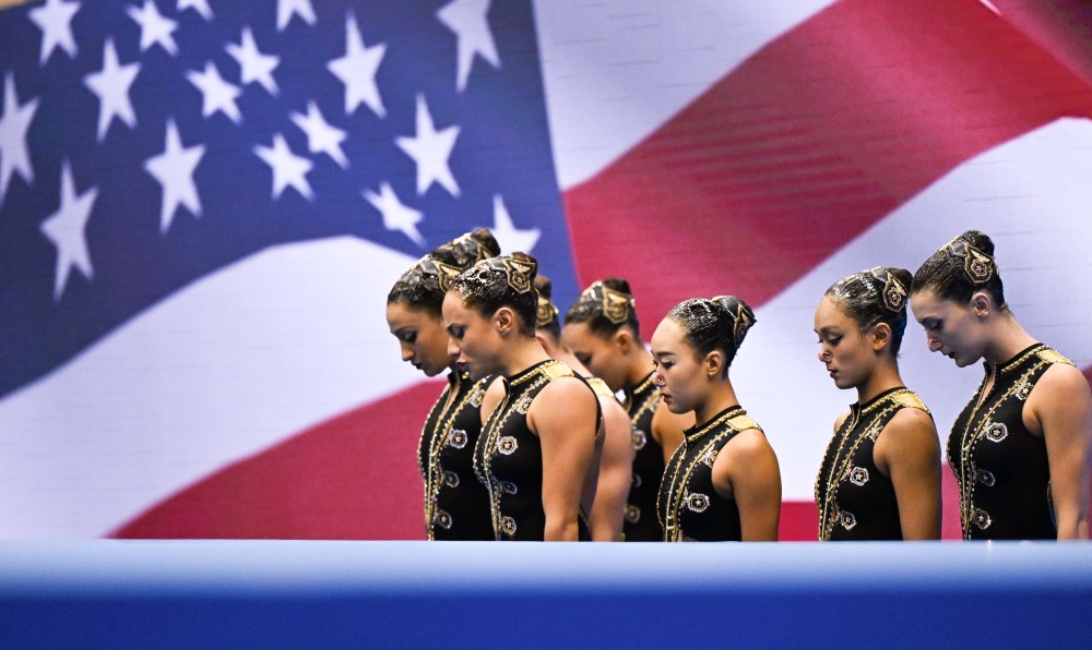 游泳世锦赛花样游泳集体技术自选赛况