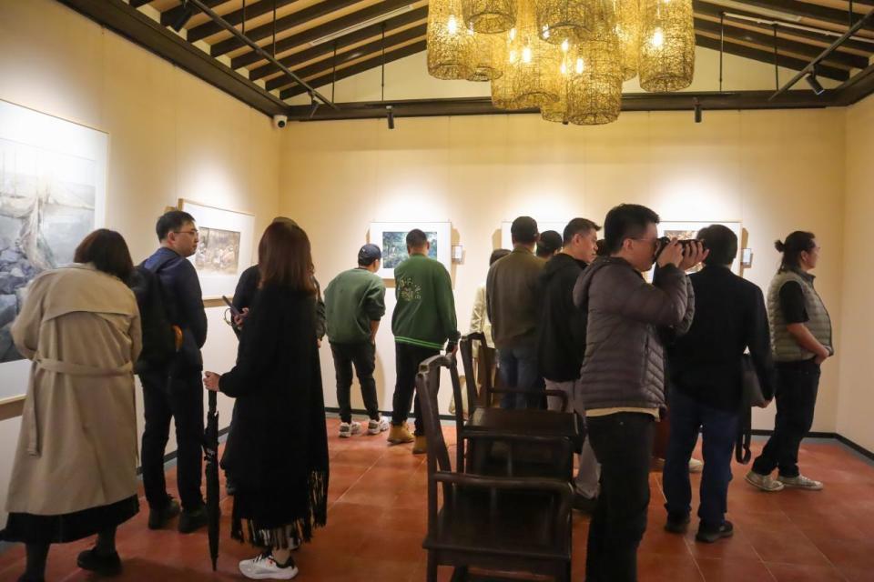 水色氤氲光影斑驳佛山四季艺术汇画展上新