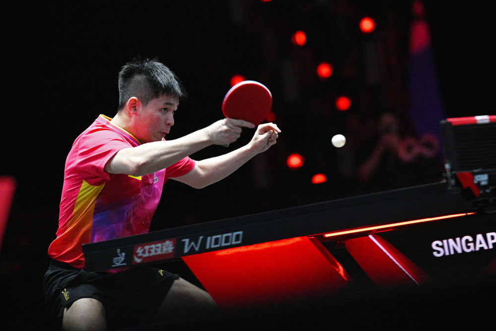 乒乓球——wtt新加坡大满贯:林诗栋无缘八强_腾讯新闻