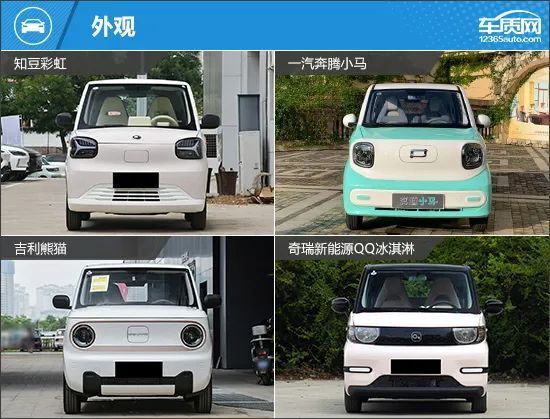 主打小巧可爱风格;吉利熊猫和奇瑞新能源qq冰淇淋则在今年分别完成了