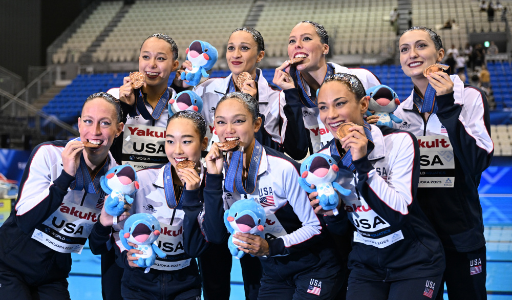 游泳世锦赛花样游泳集体技术自选赛况