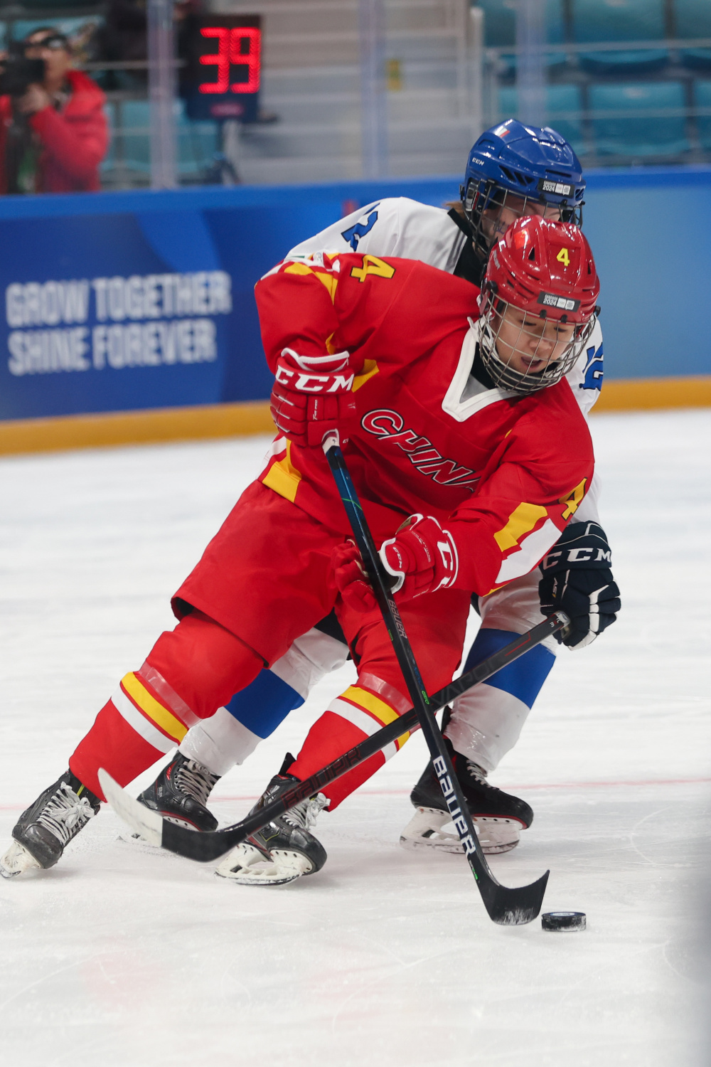 冰球女子3对3中国队获铜牌2