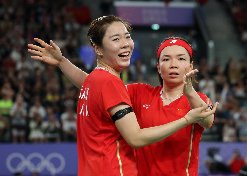 巴黎奥运会|羽毛球——女双:陈清晨/贾一凡晋级决赛(4)