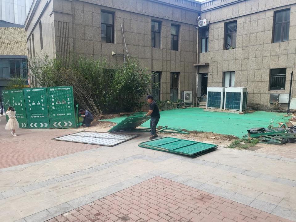 青岛药店挖出双层地下室致塌陷,加固恢复工作现已完成