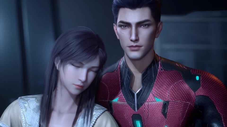 吞噬星空第3季大结局，6大精神念师集结，陨墨秘法迎战金角巨兽