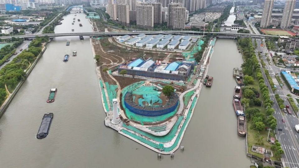南至京杭运河梁溪区运河东路下甸桥港区这个公园位于年底正式运营!