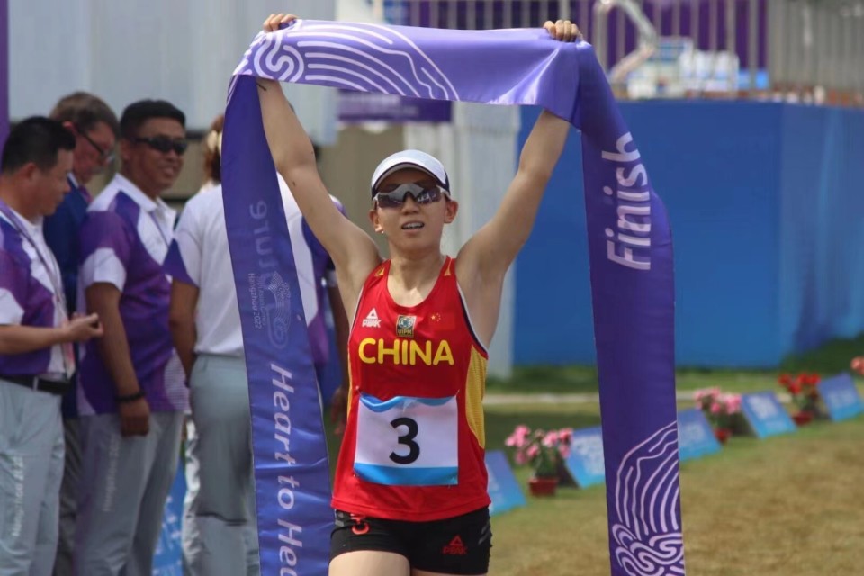 枣庄姑娘张明煜杭州亚运会夺冠