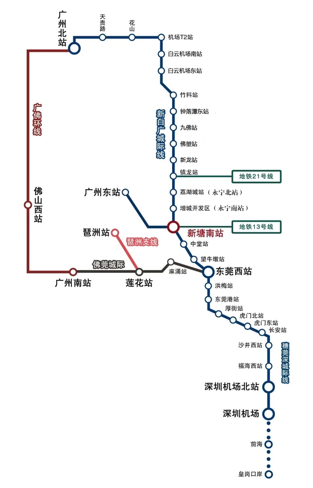白云机场有望20分钟到达广州白云站