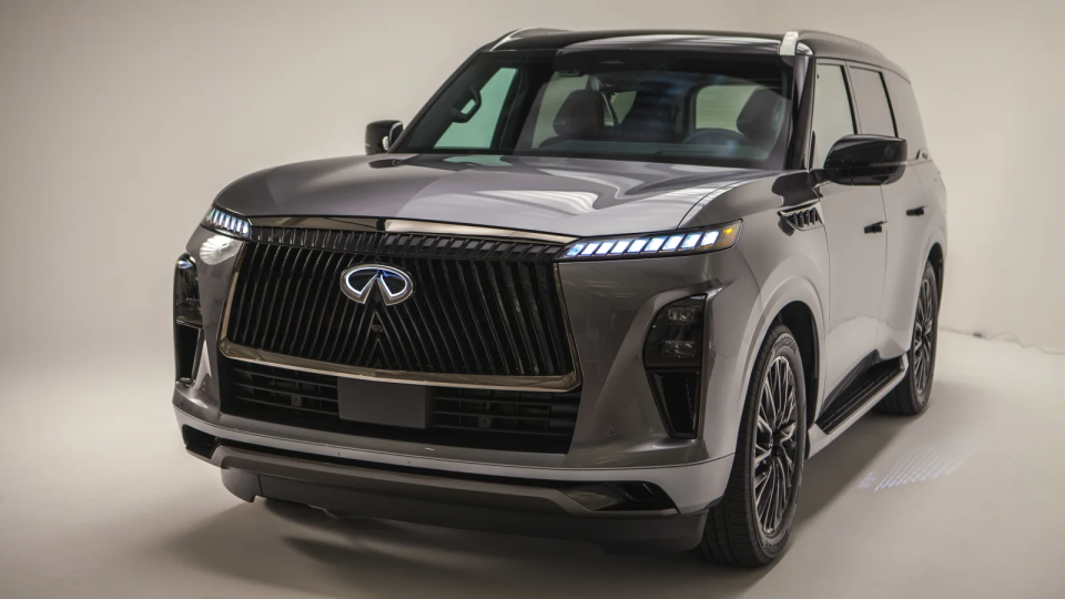 由内而外都是全新的体验,全新英菲尼迪qx80实车图发布_腾讯新闻