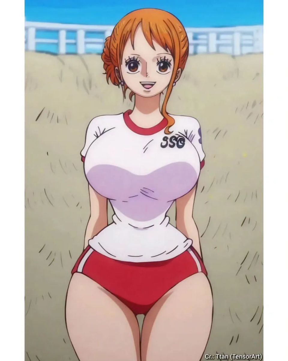 海贼王,娜美ai真人形象,清纯美丽可爱