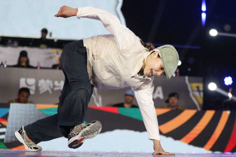 5月19日,日本选手津波古梨心在季军争夺赛中.