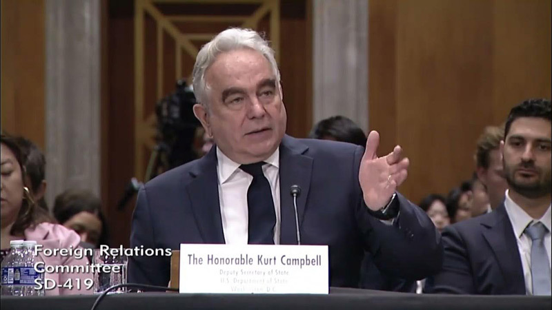 为此,坎贝尔和在场的民主党籍参议员都认为,重要的一步是美国国会参议