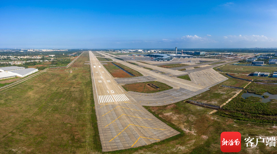 间隔2分钟起飞两架飞机海口美兰机场双跑道运行程序提升效率