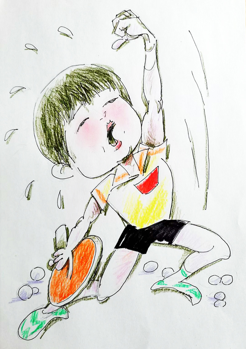 10月1日,杭州亚运会乒乓球项目女子单打决赛中,中国选手孙颖莎以4比1