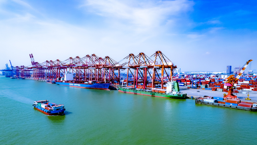 千年大港逐绿而行广州港发力建设世界一流绿色港口