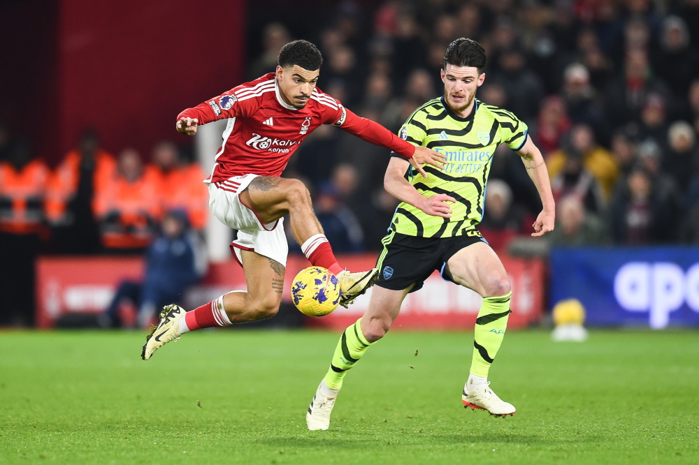 足球——英超联赛:阿森纳胜诺丁汉森林_腾讯新闻