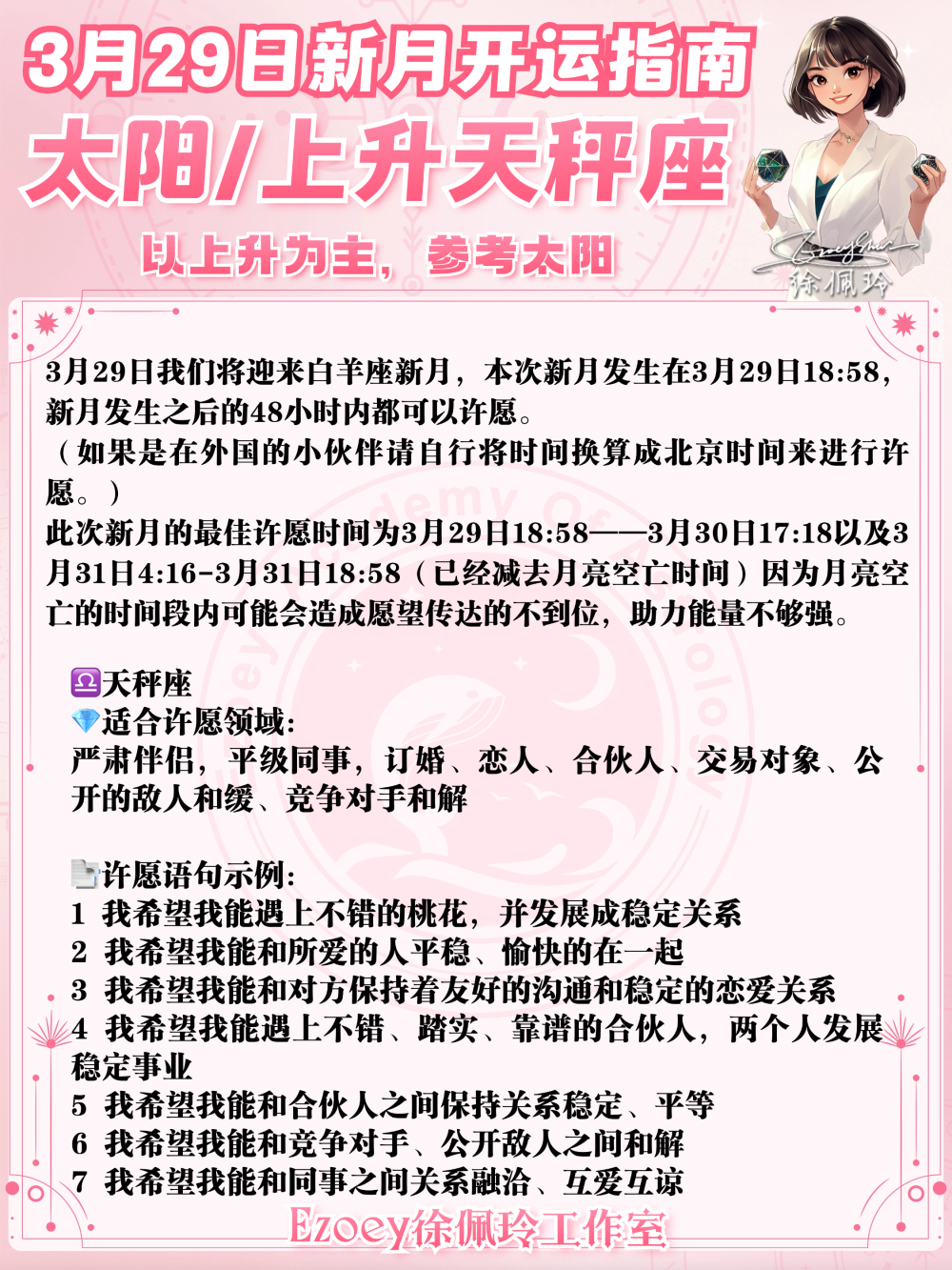3月29日新月来啦！十二星座开运指南——ezoey徐佩玲25年星座运势-腾讯新闻