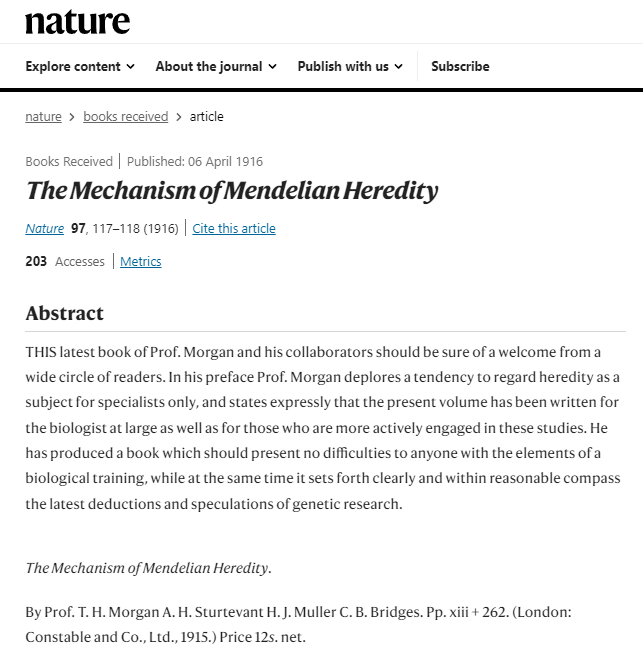 "隐性"遗传学功臣——她启发了摩尔根的果蝇实验|粉丝福利