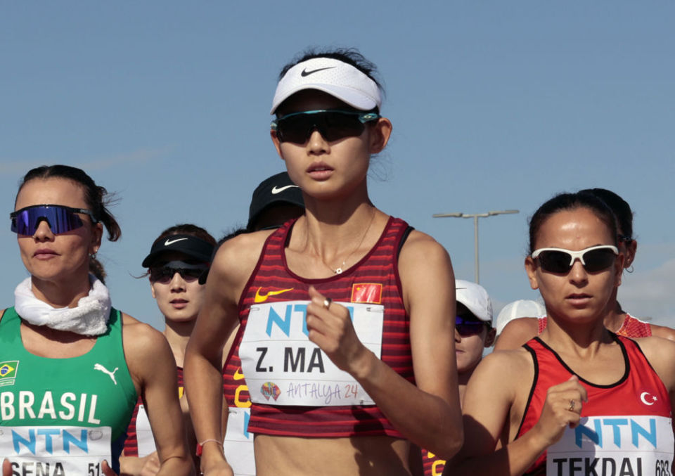 世界竞走团体锦标赛 | 中国队获女子20公里团体冠军