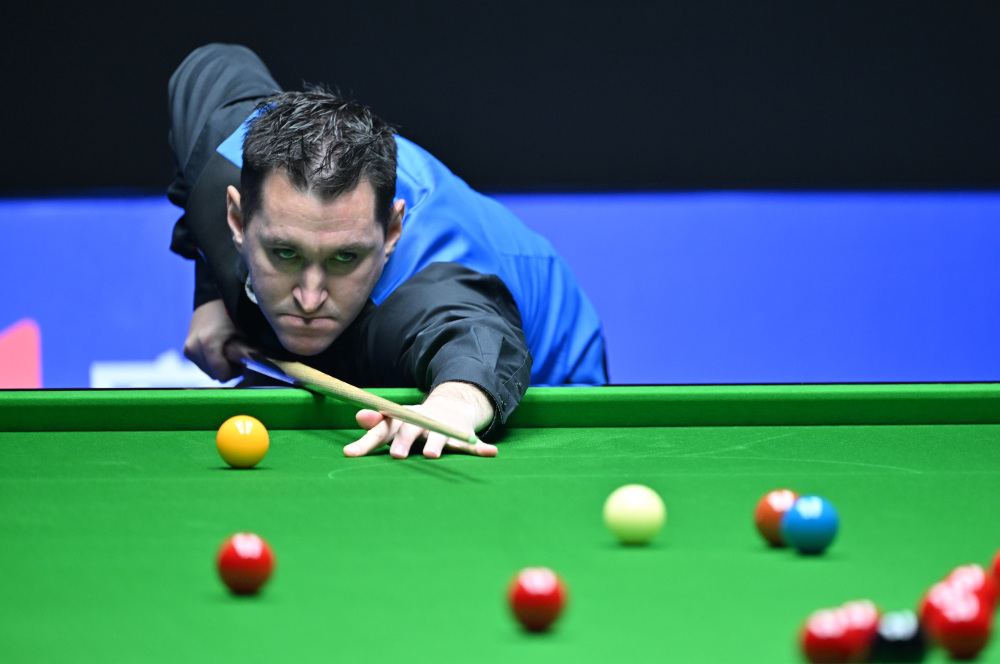 斯诺克国锦赛决赛张安达对阵汤姆福德