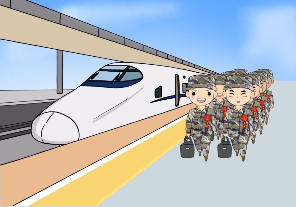漫画组图参军入伍启航别样青春