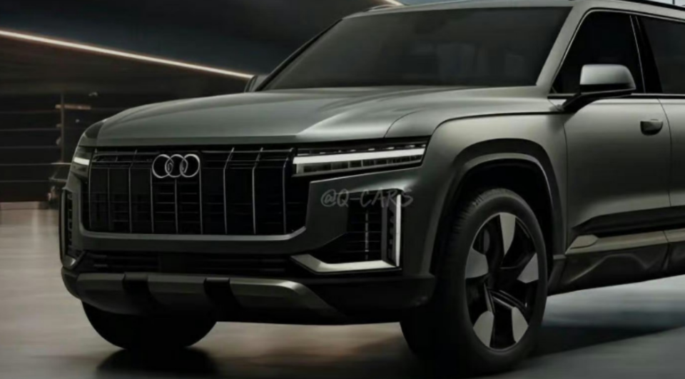 "奥迪q9"定妆照曝光!定位硬派越野,启用兰博基尼4.0t插混系统