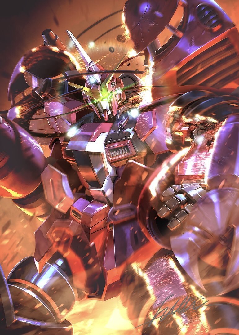 霸气与美感的完美融合 不容错过的高达系列帅气同人图赏析