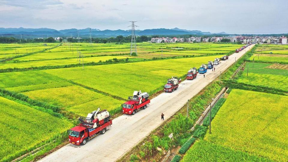 农业部:收割机跨区运输车辆超限致通行受阻的,及时协调尽早放行_腾讯