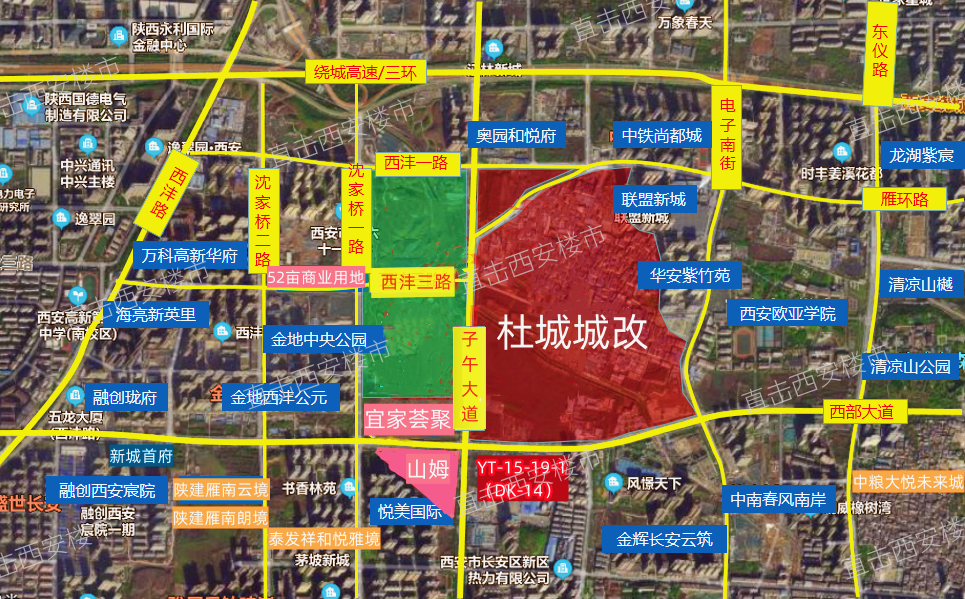 城南巨无霸杜城村第二批城改用地规划公示