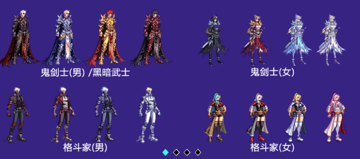 dnf〕本周可得1套高级时装!全职业化妆舞会时装4色展示!需战令49级!