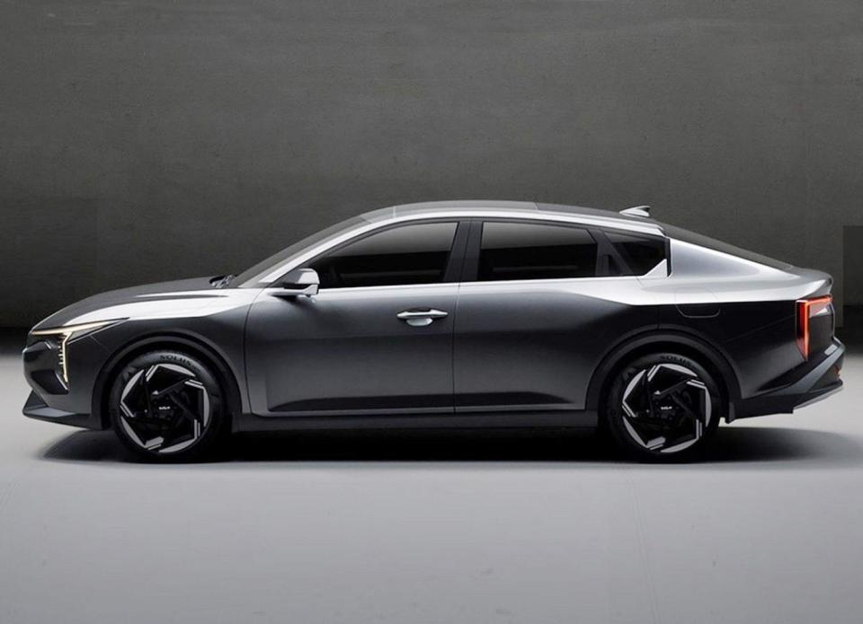 新款起亚k4官图发布这外观个性妈给个性开门个性到家了