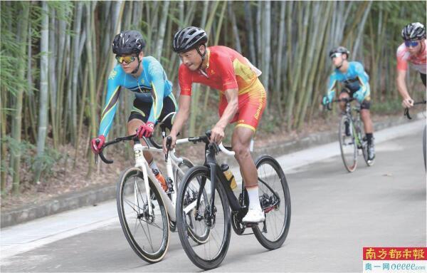 残特奥会自行车赛广东队揽金64枚领跑