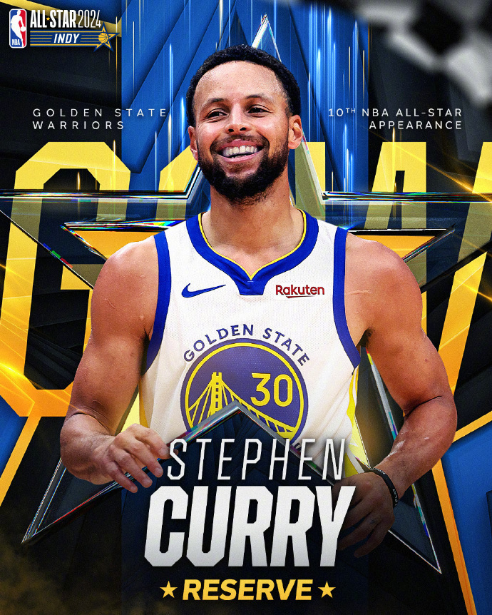 nba全明星阵容公布:库里生涯首次替补,哈登欧文无缘