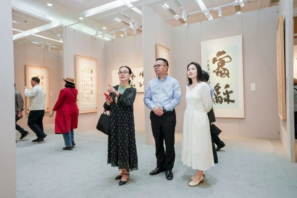 "翰墨传薪——苏士澍 星弘道 中日书法艺术交流展"在荣宝斋隆重开幕