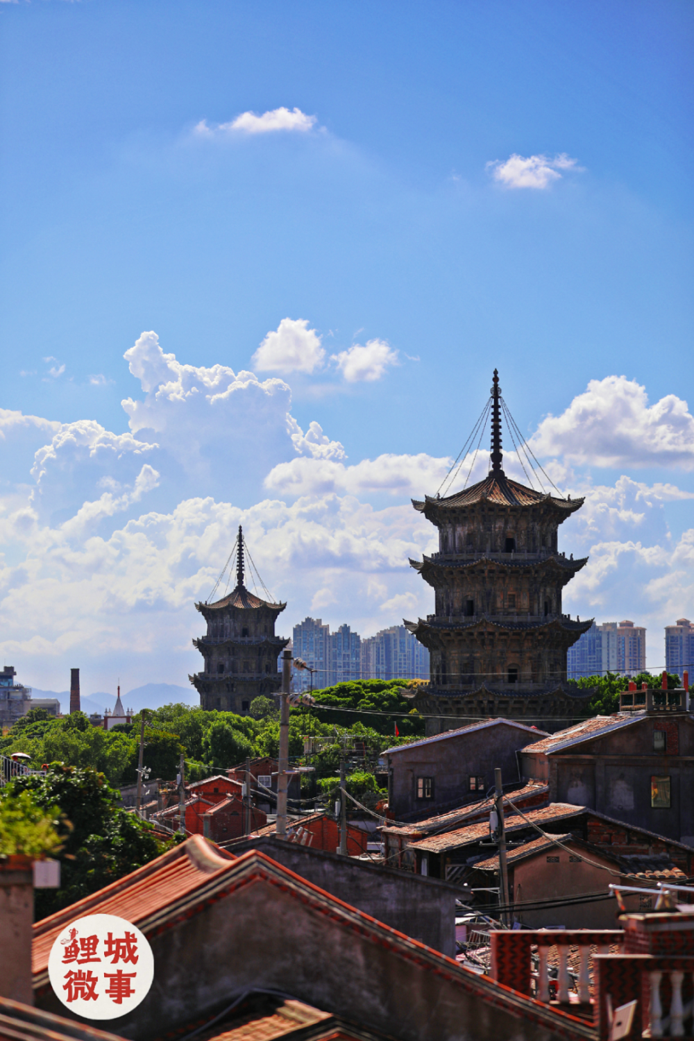 古城夏日"漫画云",承包你的手机壁纸!