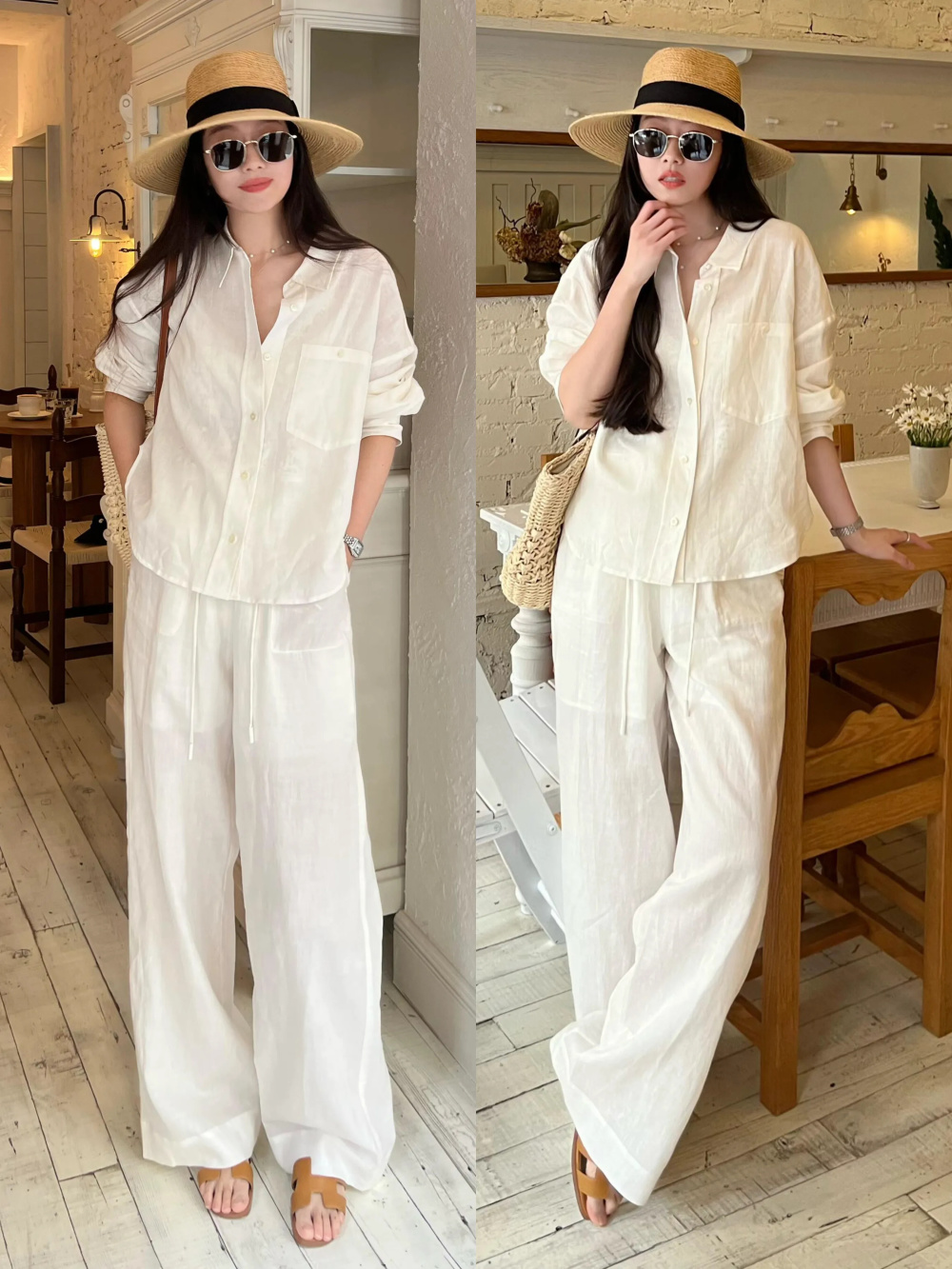 Gallery - Áo sơ mi đã trở nên vô cùng phổ biến trong mùa hè này, và chúng trông rất thanh lịch và sành điệu khi kết hợp với quần short, chân váy hoặc quần dài! - image 11