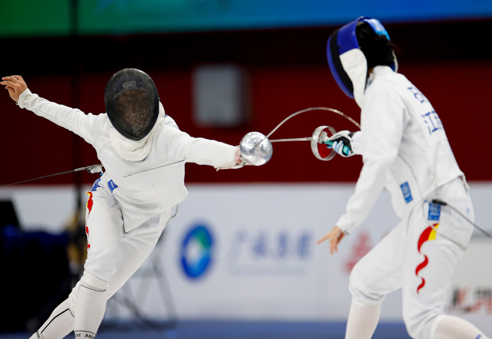 击剑女子重剑个人铜牌赛赛况