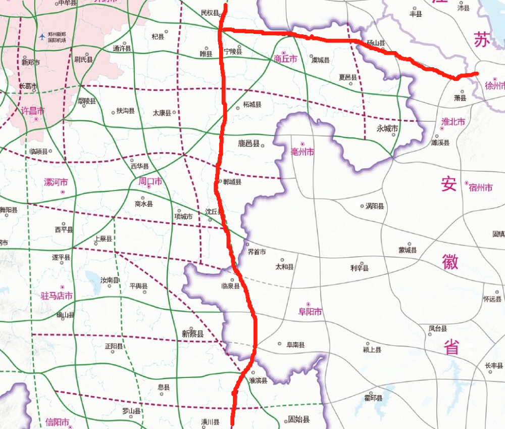 固始县高速公路规划图片