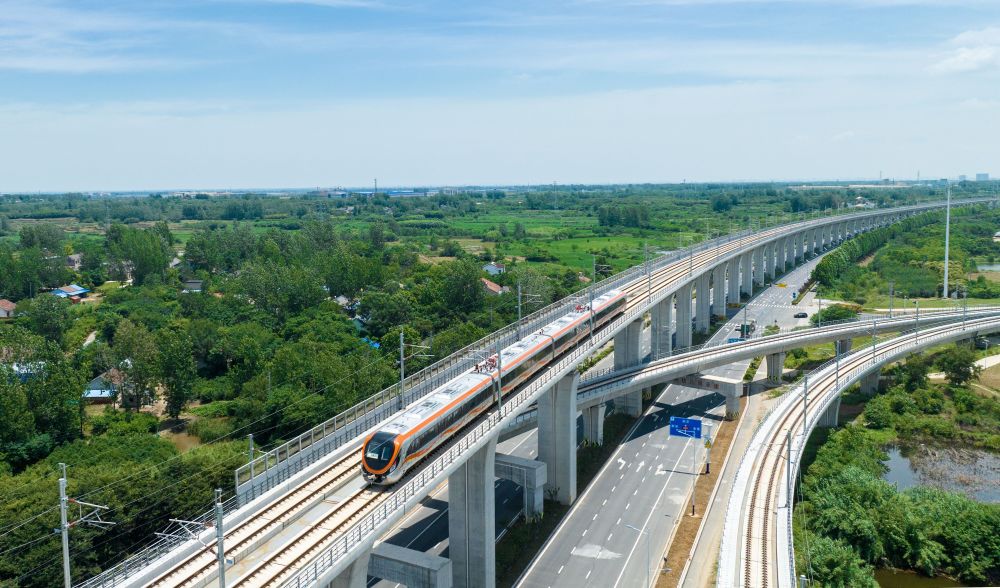 滁宁城际铁路滁州段开通运营