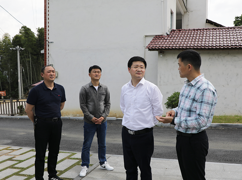 何斌到店前冶溪调研