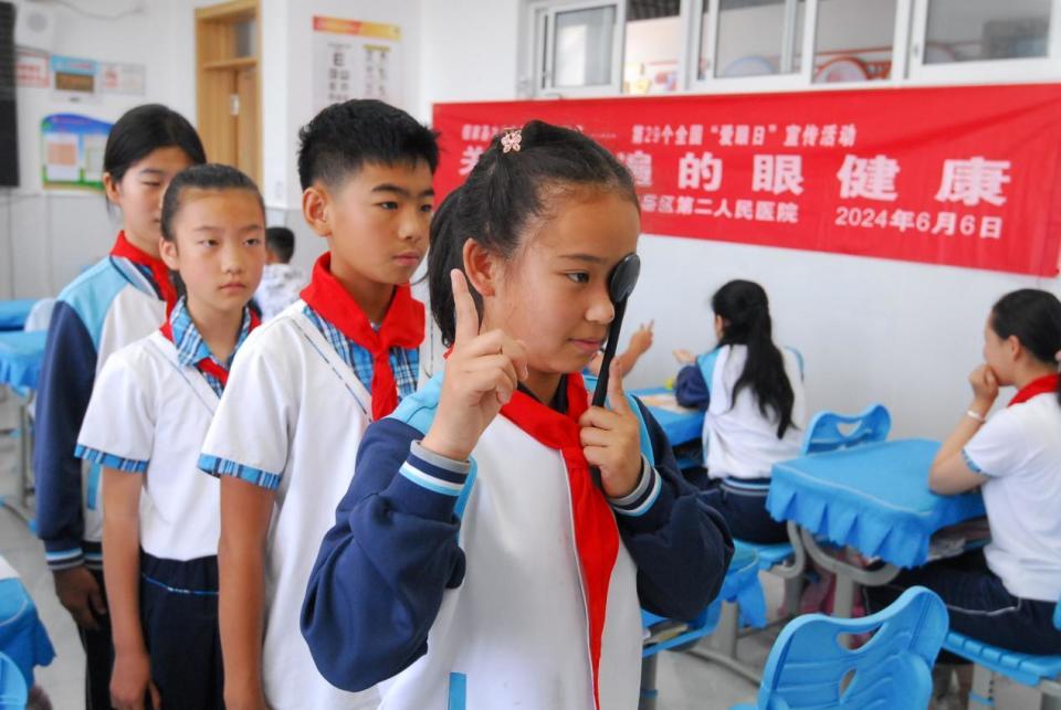 青岛即墨:爱眼日"爱眼课堂"进校园守护"睛"彩