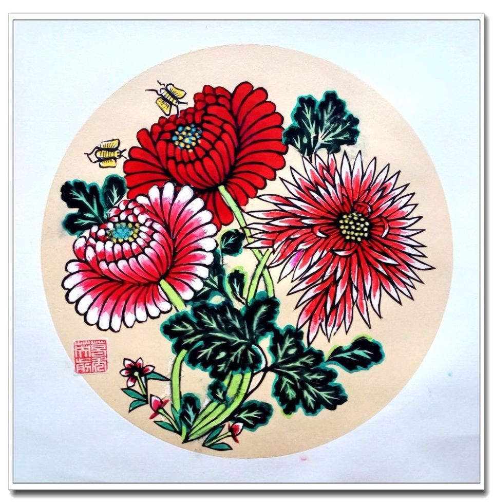 葛秀英彩色剪纸精品欣赏一